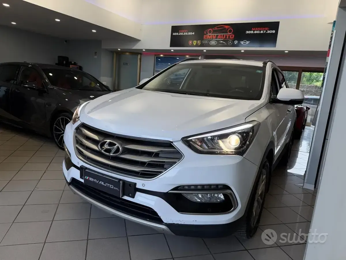Usata Hyundai Santa Fe Xpossible 150 CV (110 kW) 2016 Bianco SUV
