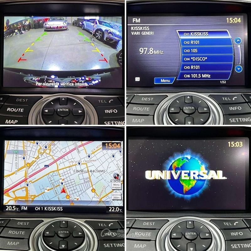 Usata Infiniti Q60 320 CV (235 kW) 2016 Nero Utilitaria