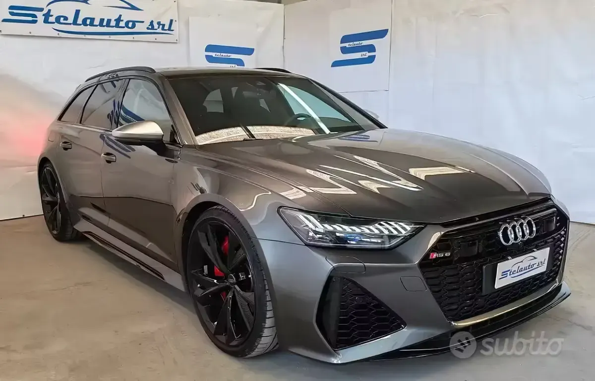 Usata Audi RS6 Performance 605 CV (444 kW) 2024 Grigio Station wagon