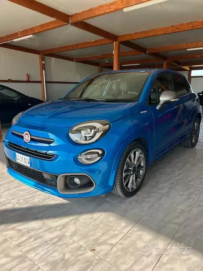 Usata Fiat 500X Sport 120 CV (88 kW) 2021 Blu SUV