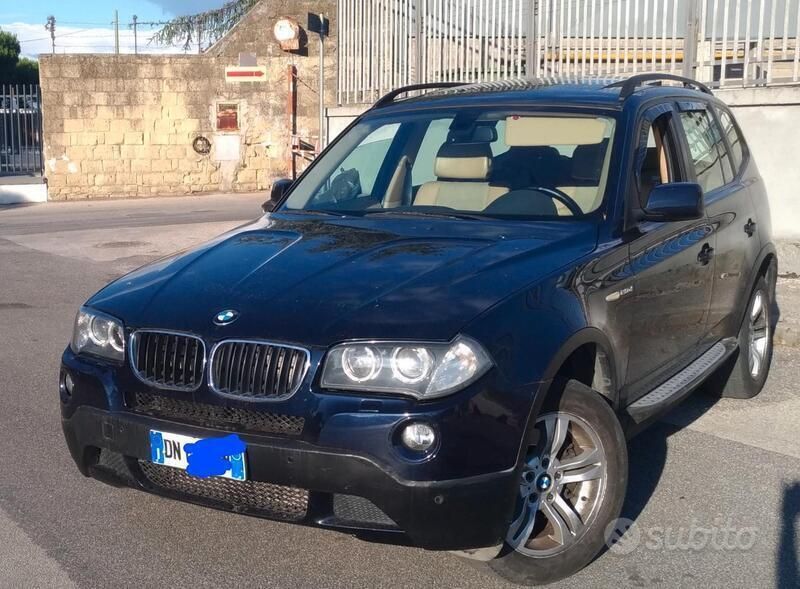 Blu Usata 2008 BMW X3 SUV | 4499 € (Buon prezzo) - Immagine 1/3