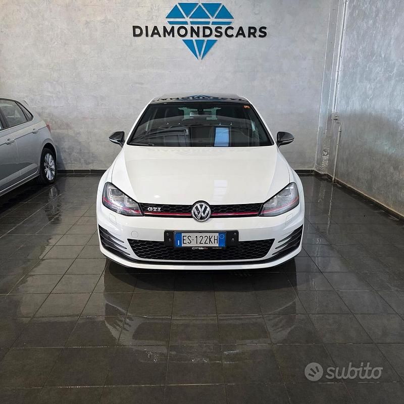 Usata VW Golf VII GTI 220 CV (161 kW) 2013 Bianco Berlina