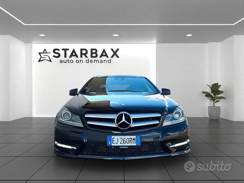 Usata Mercedes C220 170 CV (125 kW) 2012 Nero Coupé