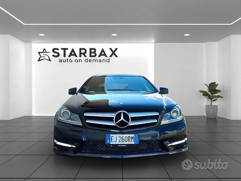 Usata Mercedes C220 Avantgarde 170 CV (125 kW) 2012 Nero Coupé
