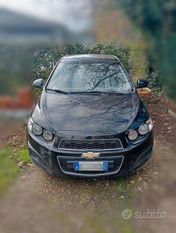 Usata Chevrolet Aveo 70 CV (51 kW) 2011 Nero Utilitaria