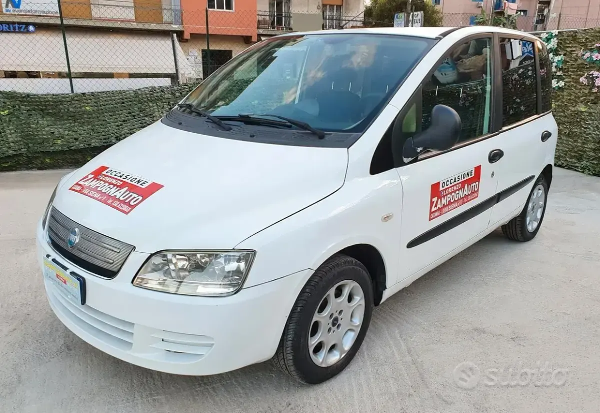 Usata Fiat Multipla 103 CV (75 kW) 2007 Bianco Monovolume