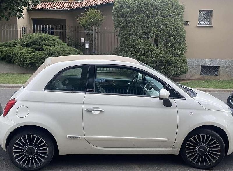 Usata Fiat 500C Lounge 69 CV (50 kW) 2017 Bianco Cabrio