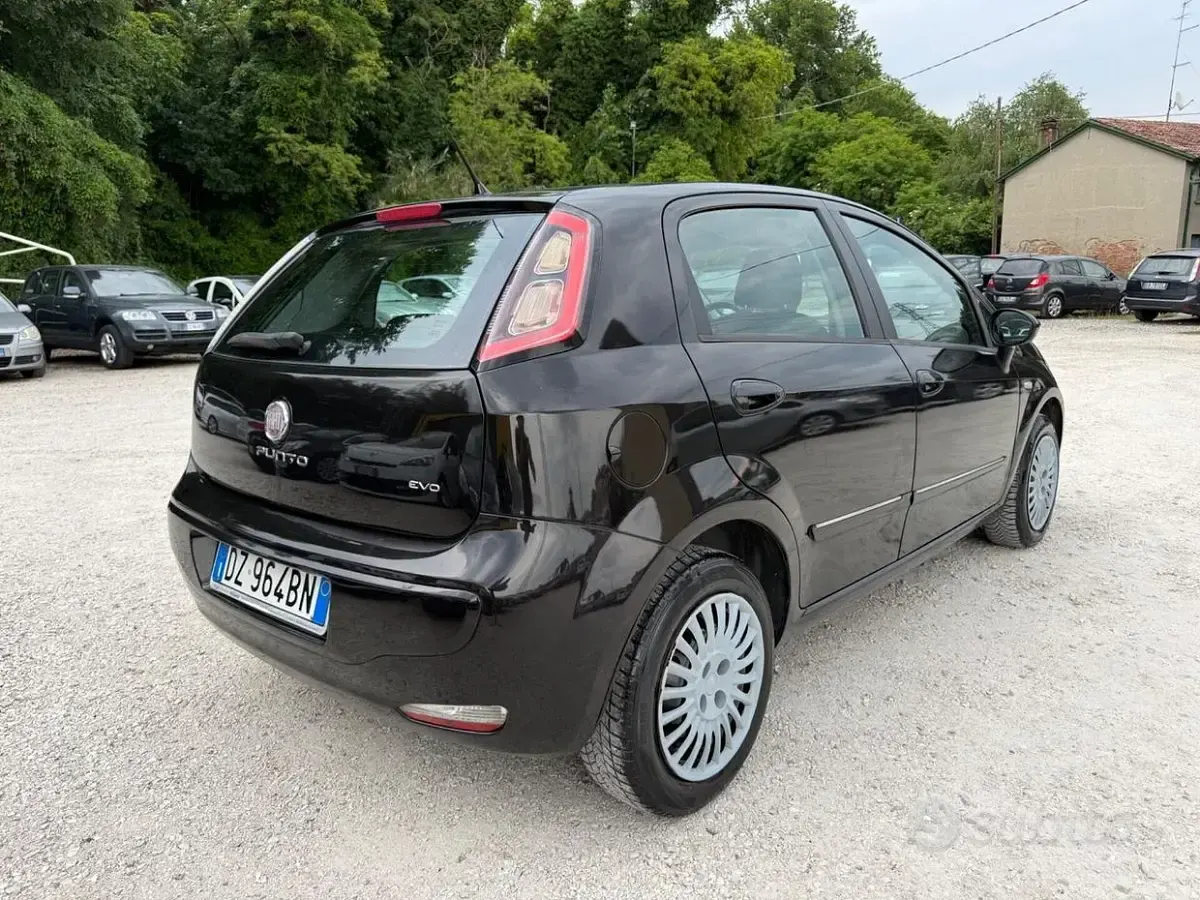 Usata Fiat Punto Evo Active 77 CV (56 kW) 2010 Nero Utilitaria