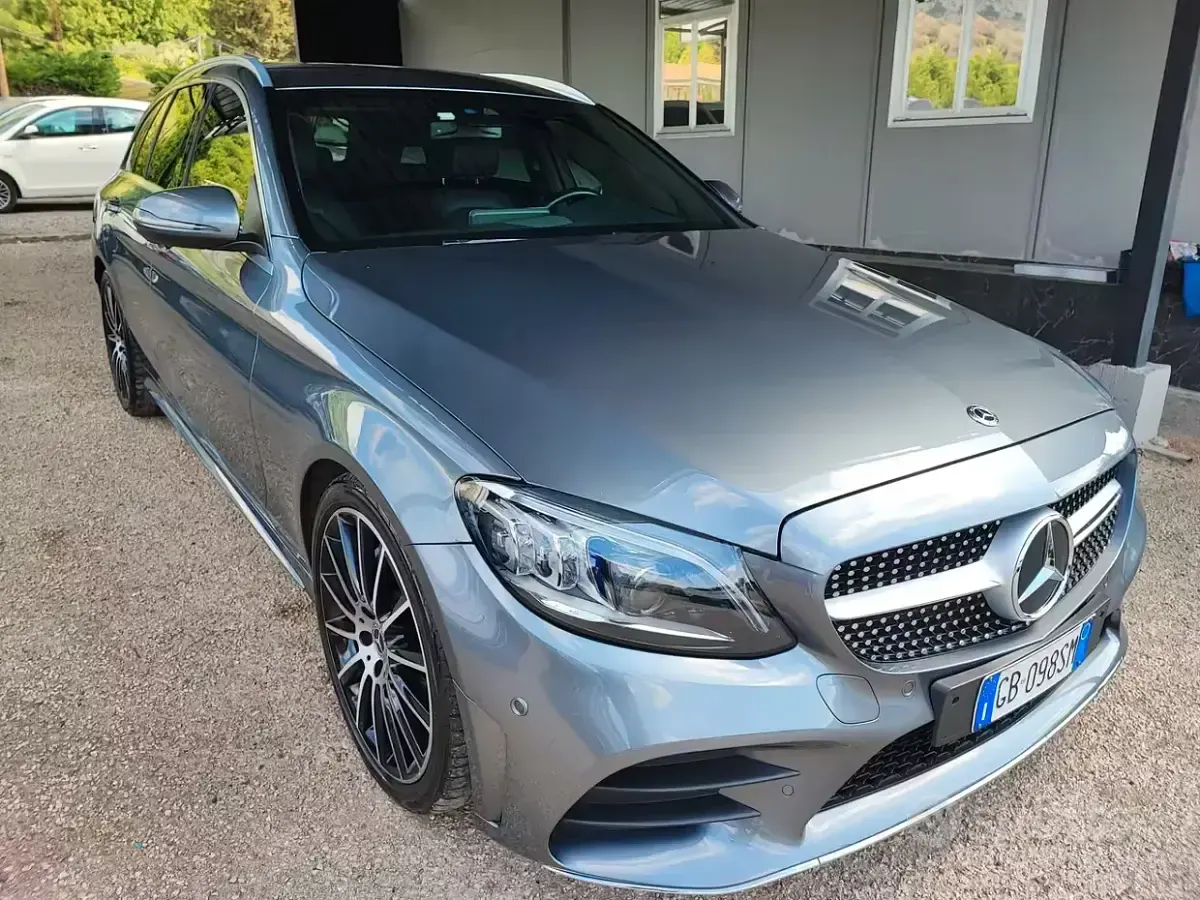 Usata Mercedes C220 Premium 160 CV (117 kW) 2020 Grigio Station wagon