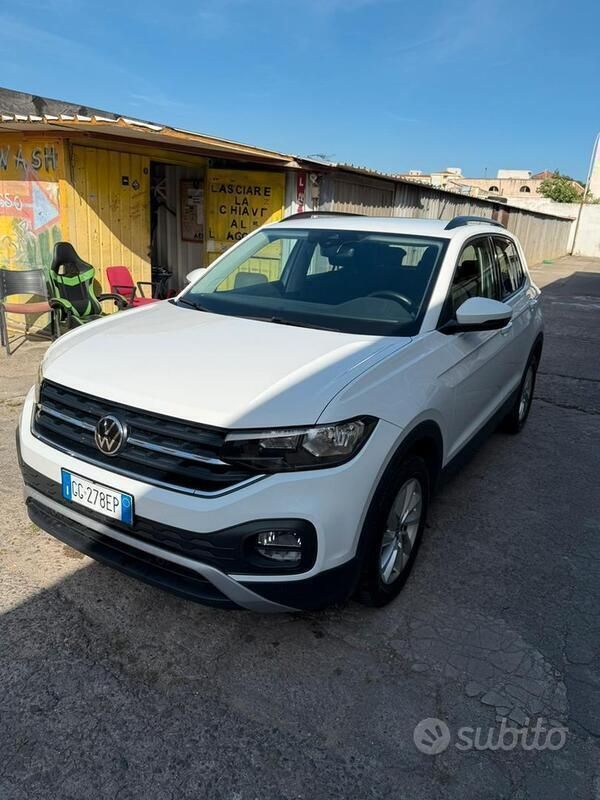 Bianco Usata 2022 VW T-Cross SUV | 18.000 € - Immagine 1/4