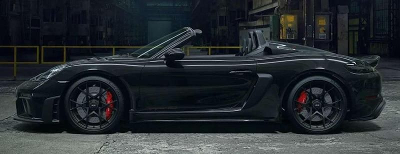 Usata Porsche 718 Spyder 500 CV (367 kW) 2025 Nero Cabrio