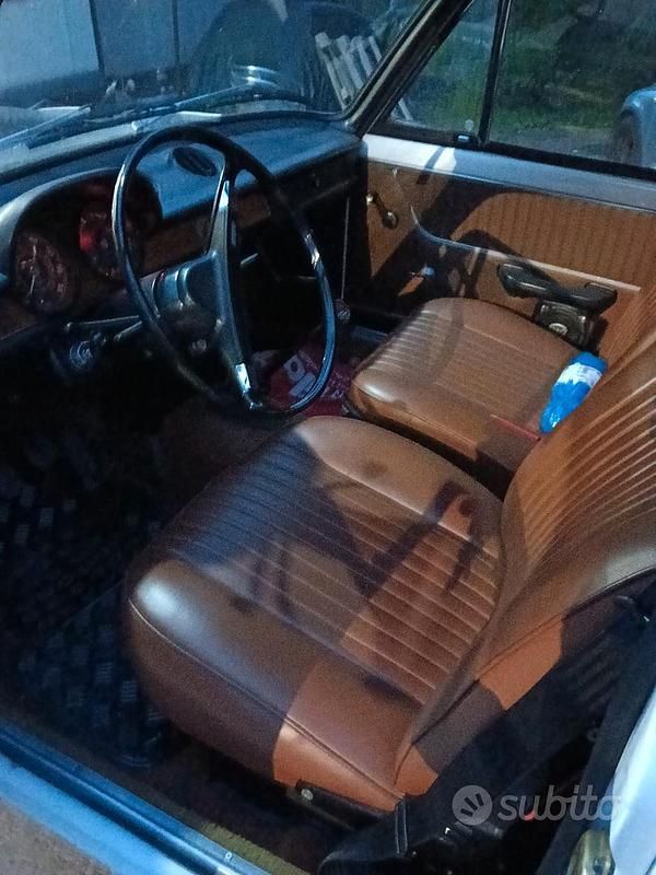 Usata Fiat 124 1960 Bianco Berlina