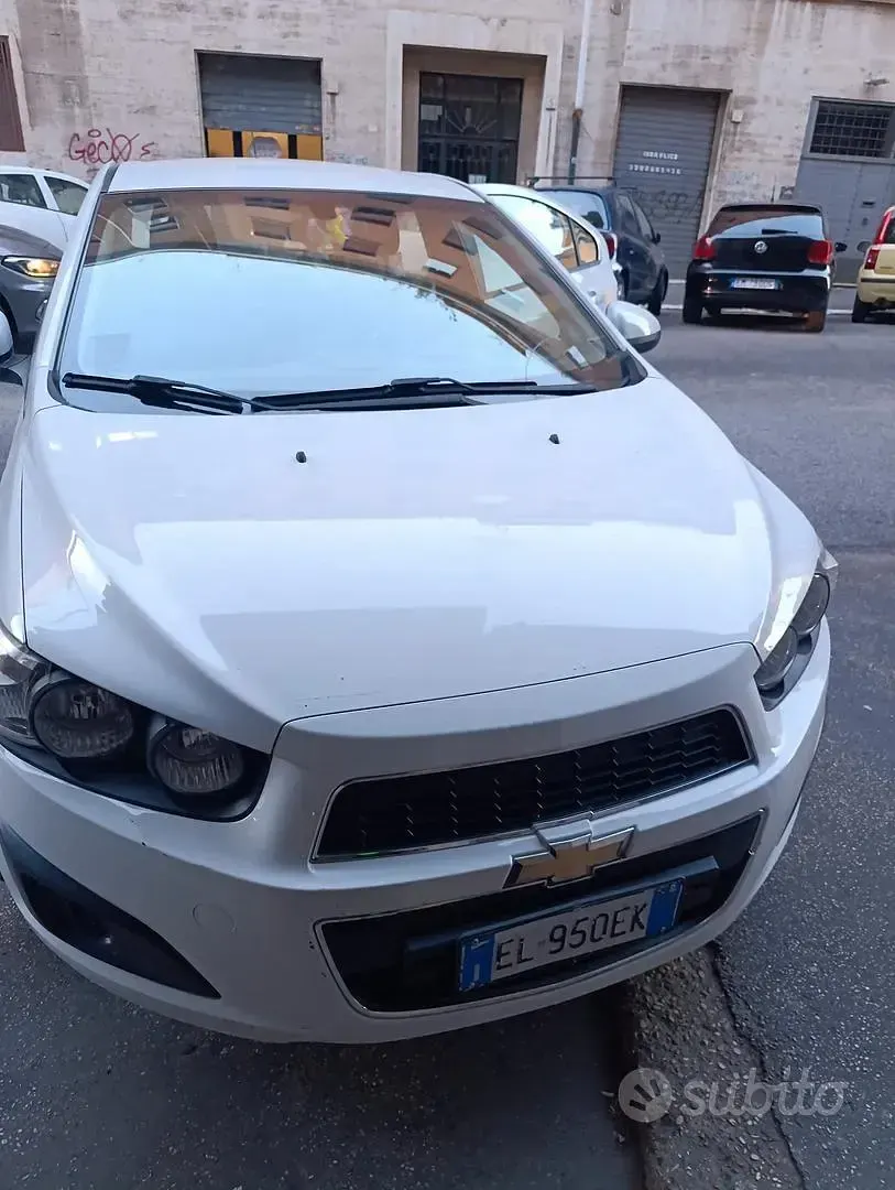 Usata Chevrolet Aveo 2012 Bianco Berlina
