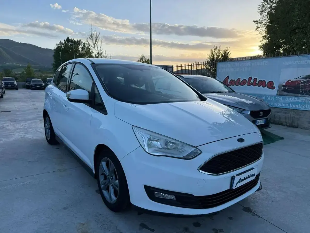 Usata Ford C-MAX 120 CV (88 kW) 2016 Bianco Monovolume