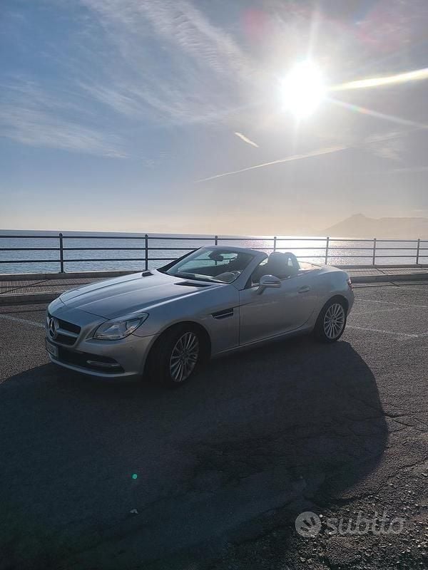 Usata Mercedes SLK200 184 CV (135 kW) 2012 Grigio Cabrio