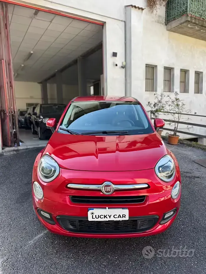 Usata Fiat 500X Lounge 120 CV (88 kW) 2015 Rosso SUV