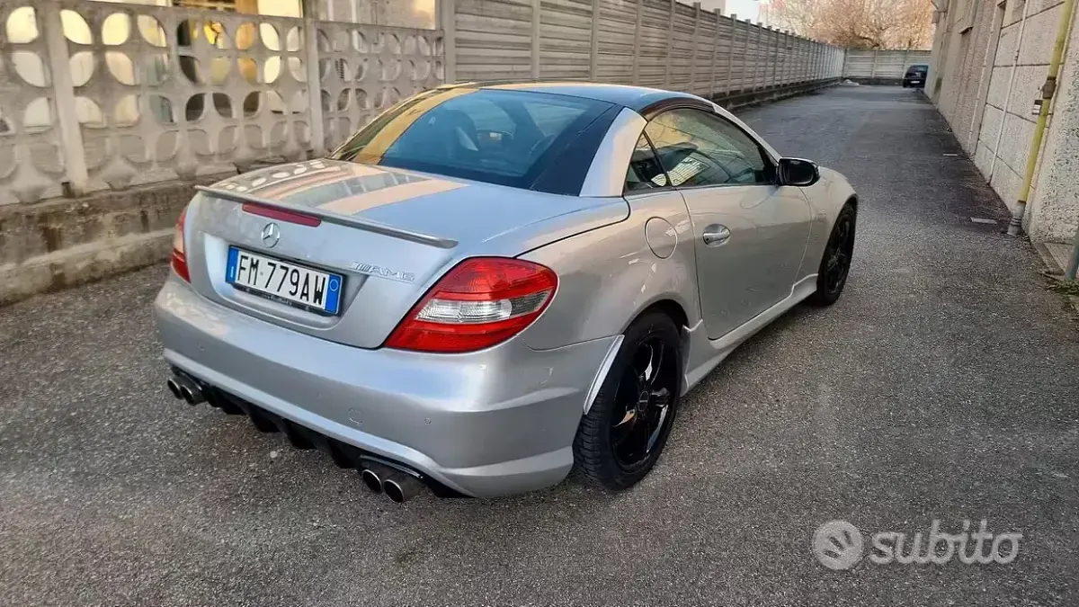 Usata Mercedes SLK200 163 CV (119 kW) 2004 Grigio Cabrio