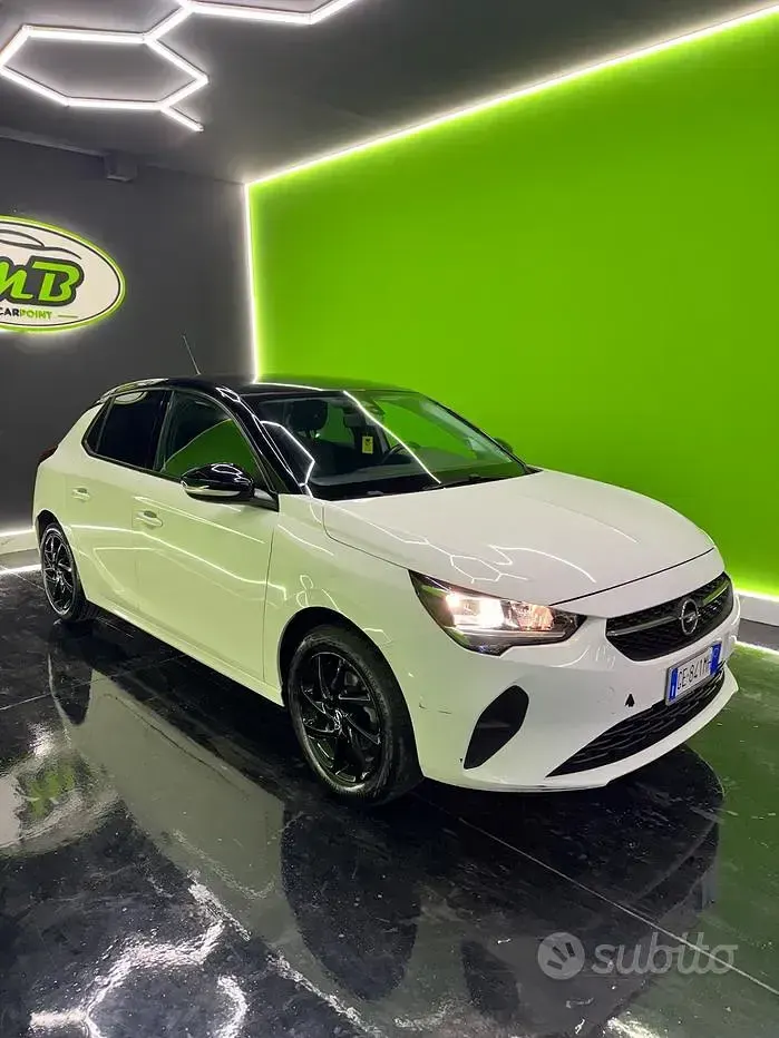 Usata Opel Corsa Elegance 75 CV (55 kW) 2021 Bianco Utilitaria