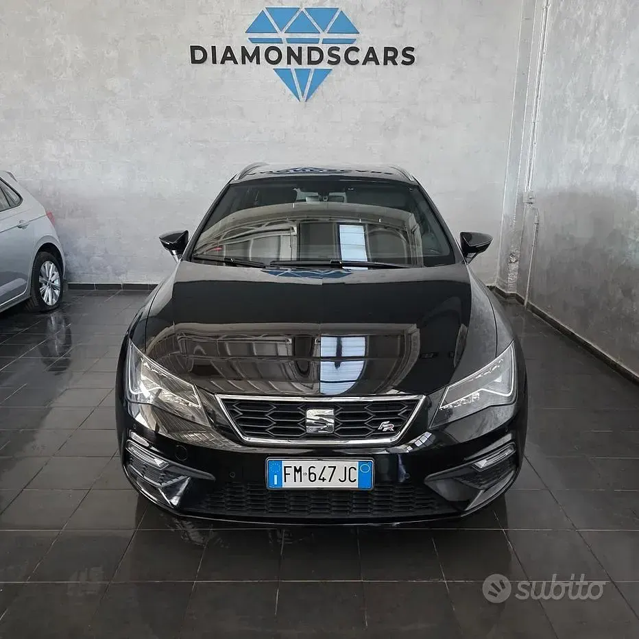 Usata Seat Leon ST FR 150 CV (110 kW) 2017 Nero Station wagon