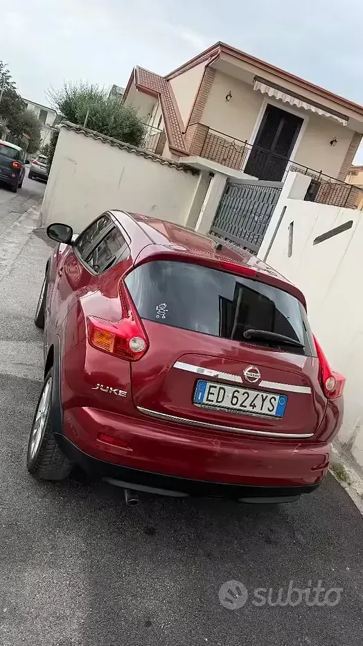 Usata Nissan Juke 117 CV (86 kW) 2010 Rosso SUV