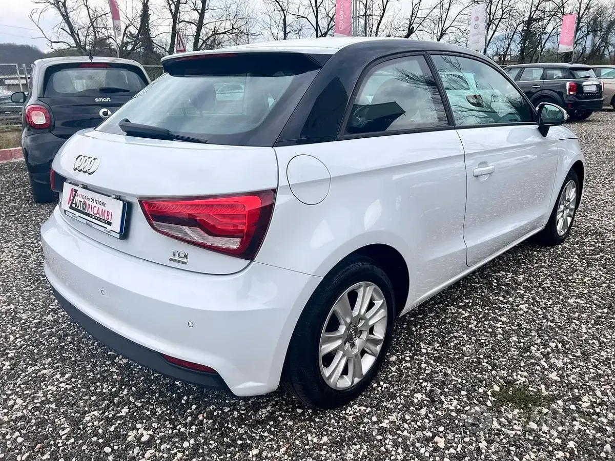 Usata Audi A1 90 CV (66 kW) 2015 Bianco Utilitaria