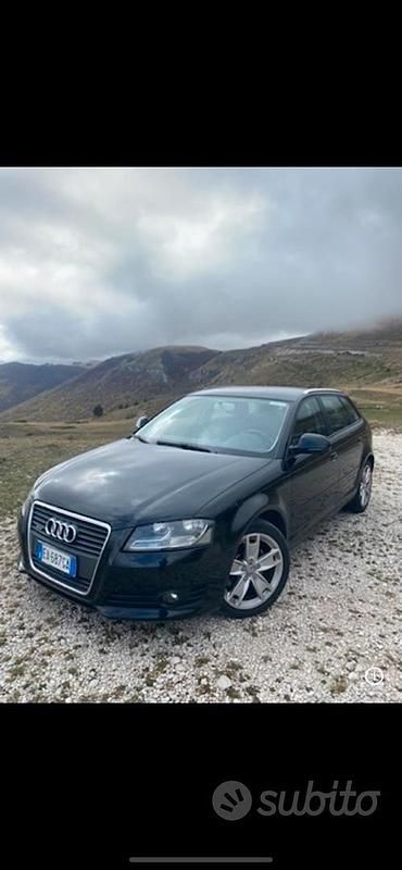Usata Audi A3 170 CV (125 kW) 2009 Nero Utilitaria