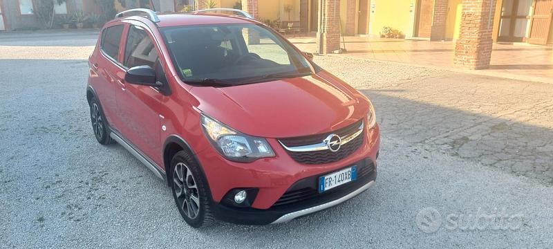 Usata Opel Karl 75 CV (55 kW) 2018 Rosso Utilitaria