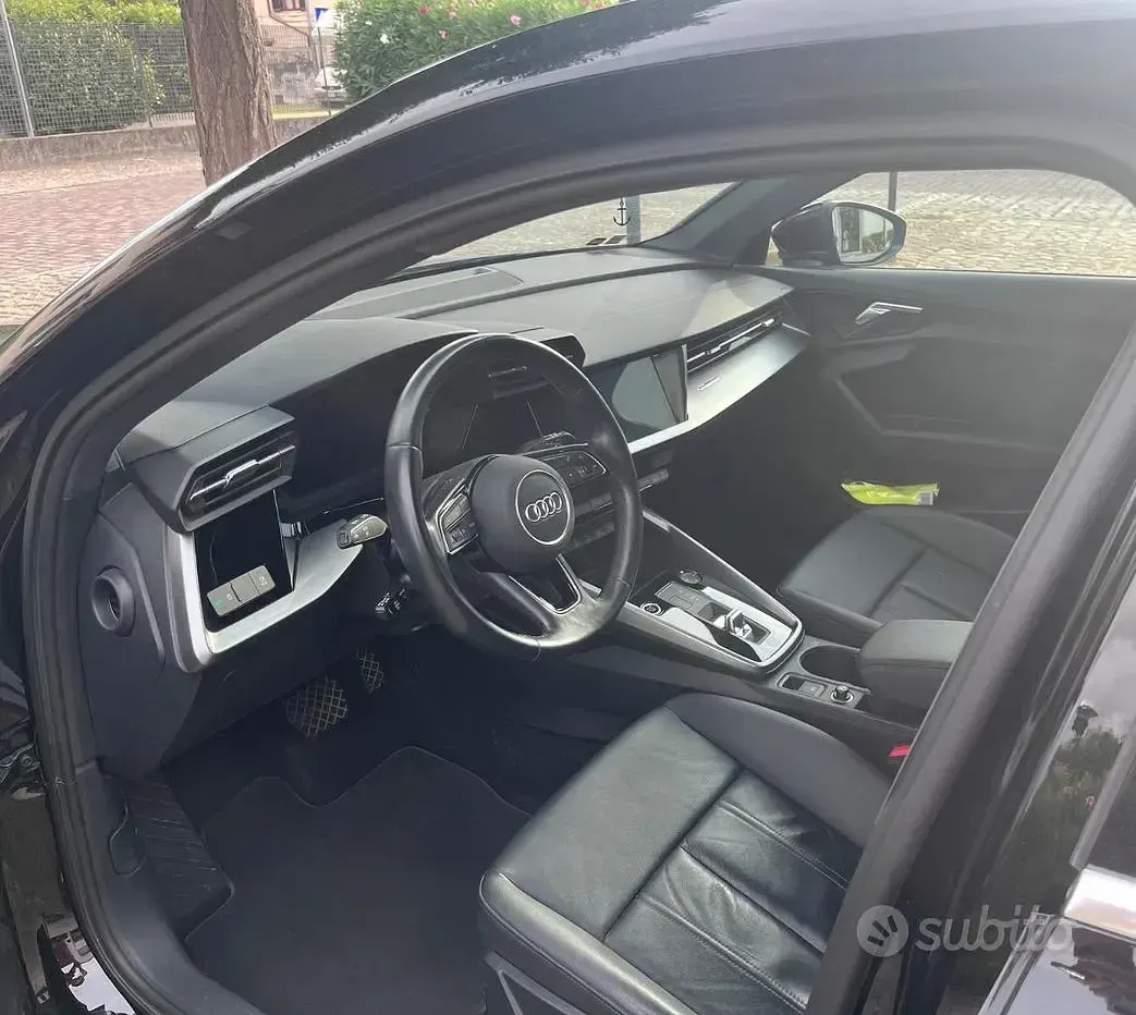 Usata Audi A3 150 CV (110 kW) 2021 Nero Berlina