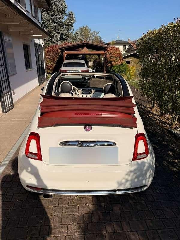 Usata Fiat 500C Lounge 69 CV (50 kW) 2016 Bianco Cabrio