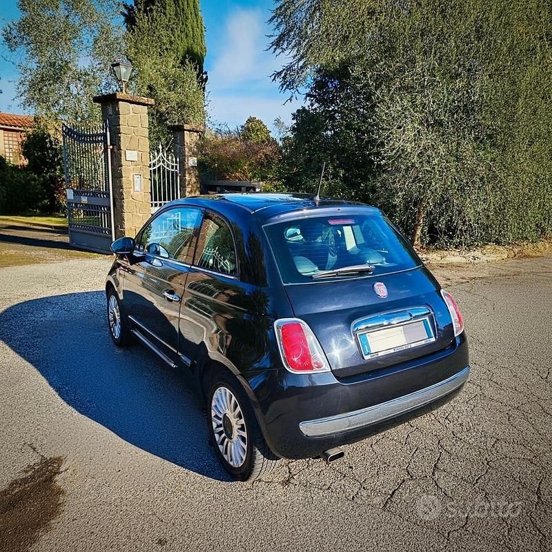 Usata Fiat 500 Lounge 69 CV (50 kW) 2014 Nero Utilitaria