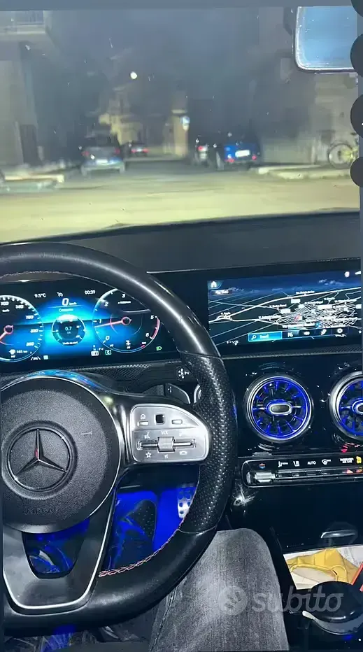 Usata Mercedes CLA200 AMG 150 CV (110 kW) 2020 Bianco Coupé