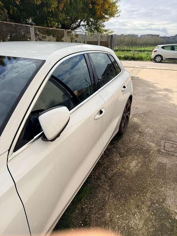 Usata Audi A3 Advanced 150 CV (110 kW) 2021 Bianco Berlina