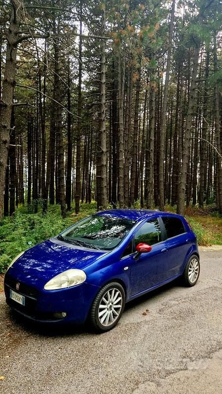 Blu Usata 2009 Fiat Grande Punto Due volumi | 4000 € - Immagine 1/4