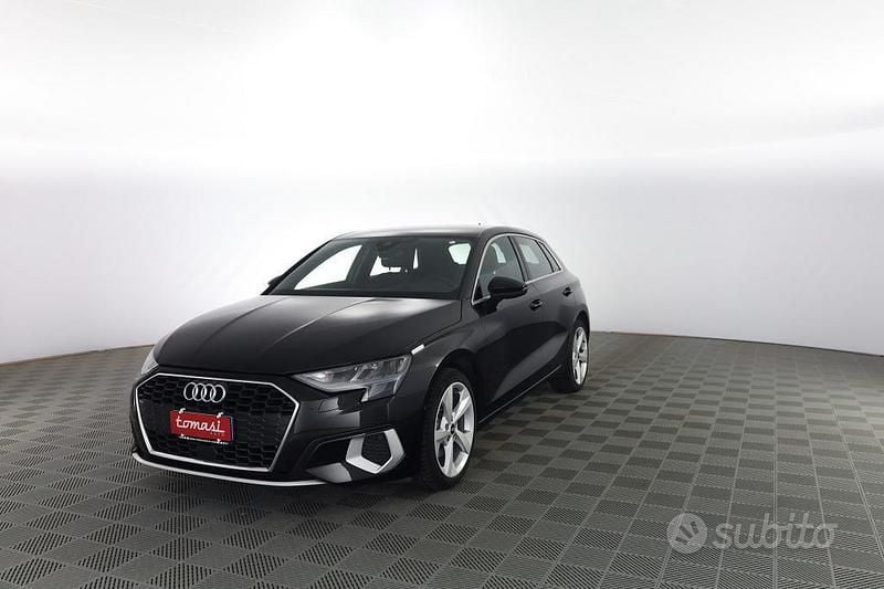 Usata Audi A3 Advanced 116 CV (85 kW) 2021 Nero midnight Berlina