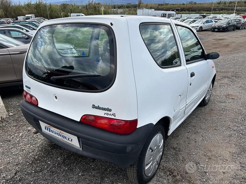 Usata Fiat Seicento 39 CV (28 kW) 1999 Bianco Utilitaria