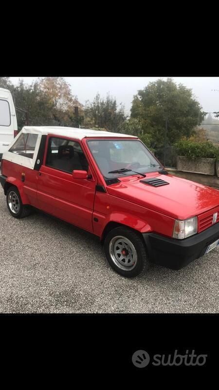 Usata Fiat Panda 1987 Rosso Utilitaria