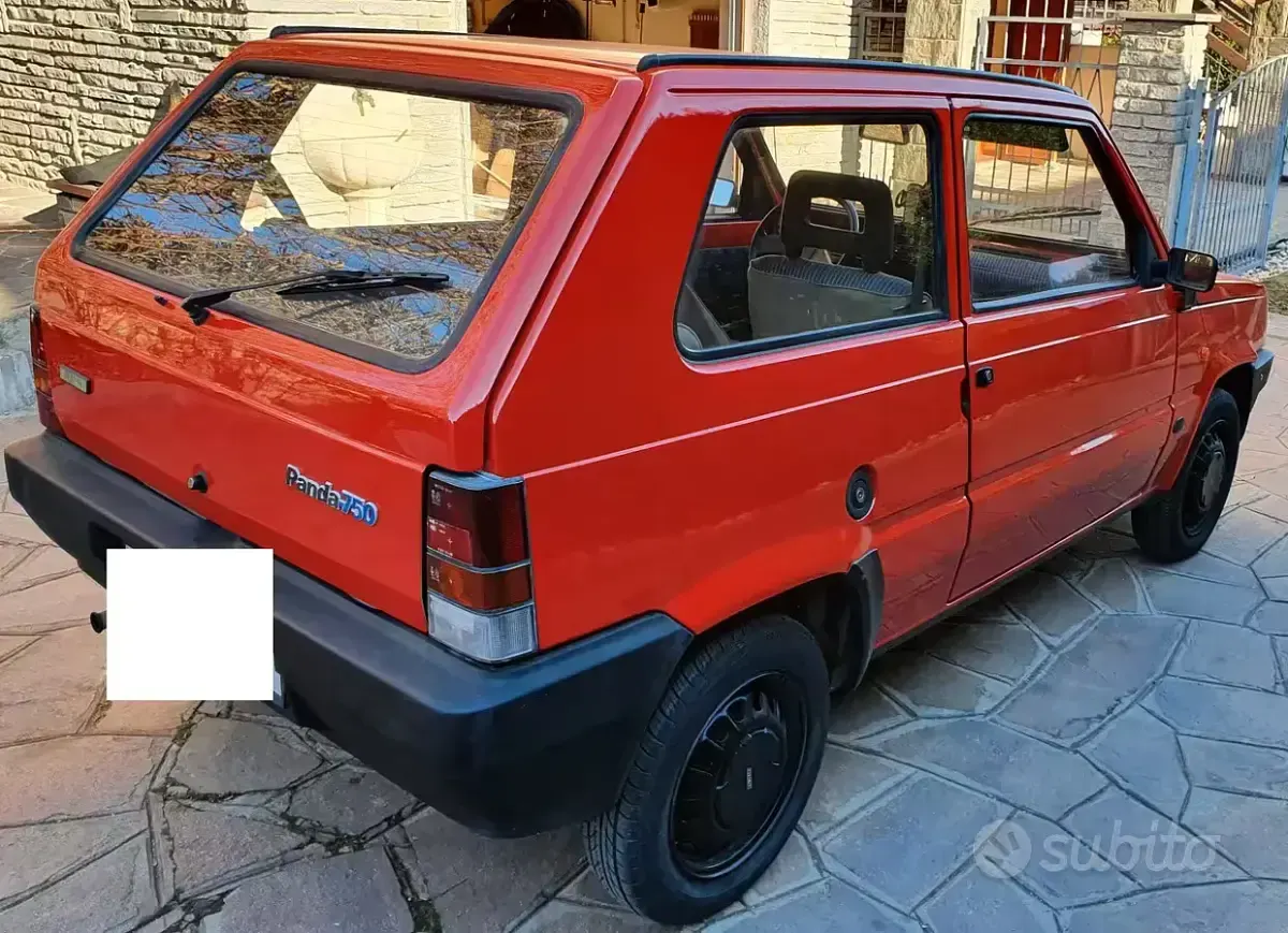 Usata Fiat Panda 34 CV (25 kW) 1989 Rosso Utilitaria