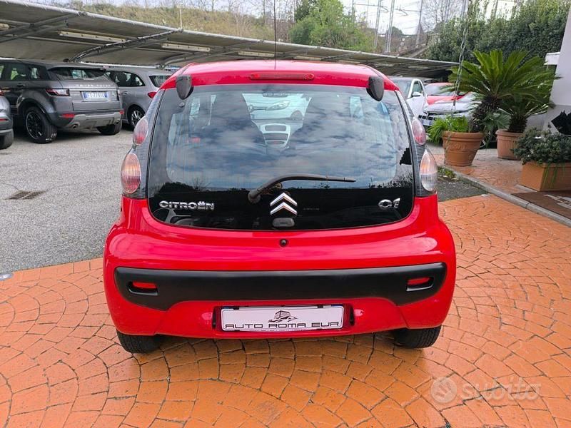 Usata Citroën C1 68 CV (50 kW) 2011 Rosso Utilitaria
