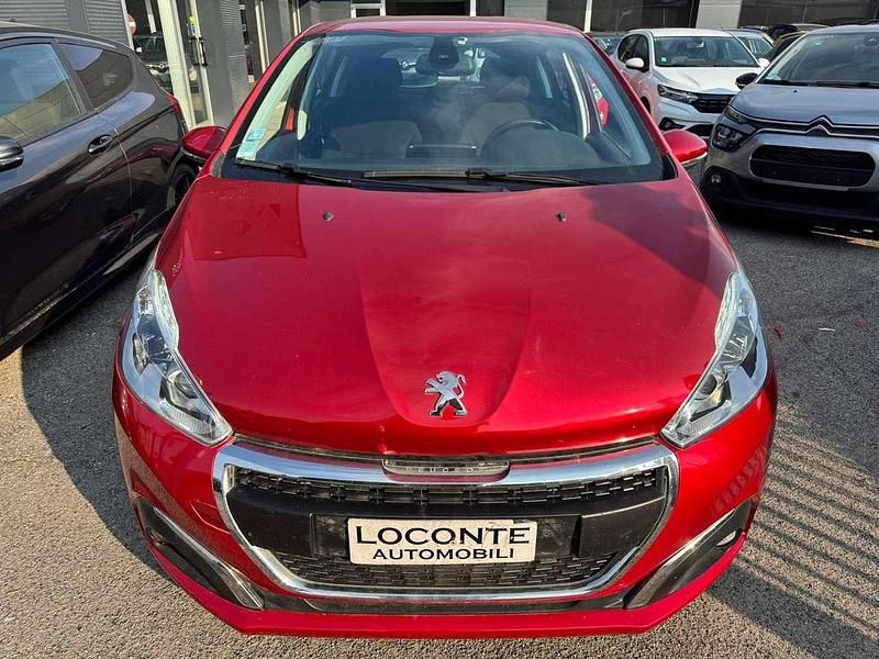 Usata Peugeot 208 Allure 83 CV (61 kW) 2018 Rosso Utilitaria
