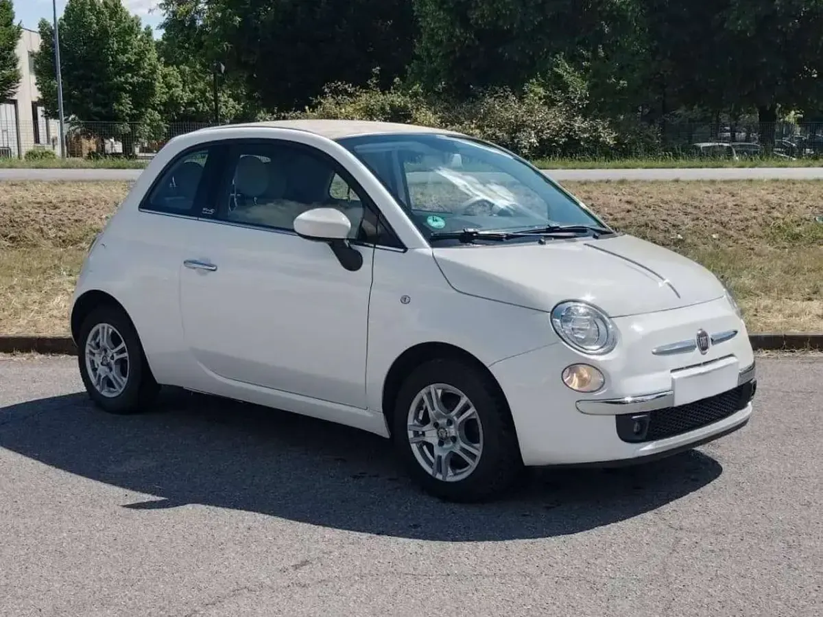 Usata Fiat 500C Lounge 86 CV (63 kW) 2013 Bianco Cabrio
