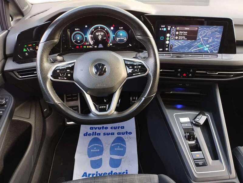 Usata VW Golf VIII GTD 200 CV (147 kW) 2020 Grigio Berlina