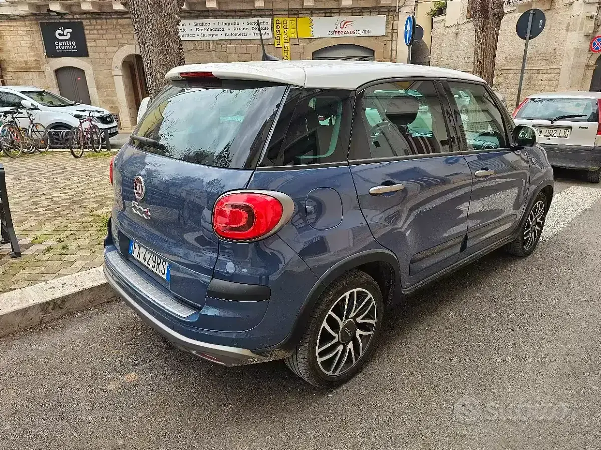 Usata Fiat 500L Cross 95 CV (69 kW) 2019 Blu Monovolume