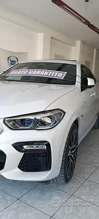 Usata BMW X6 M Sport 265 CV (194 kW) 2020 Bianco SUV