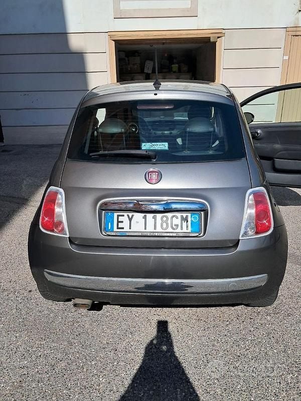 Usata Fiat 500 Lounge 69 CV (50 kW) 2015 Grigio Utilitaria