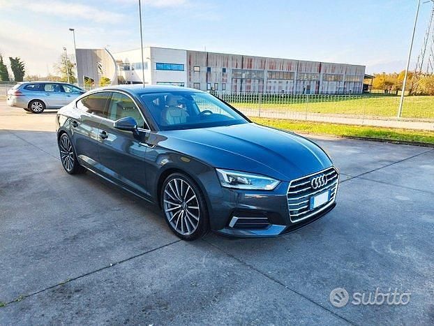 Usata Audi A5 190 CV (139 kW) 2017 Grigio Coupé