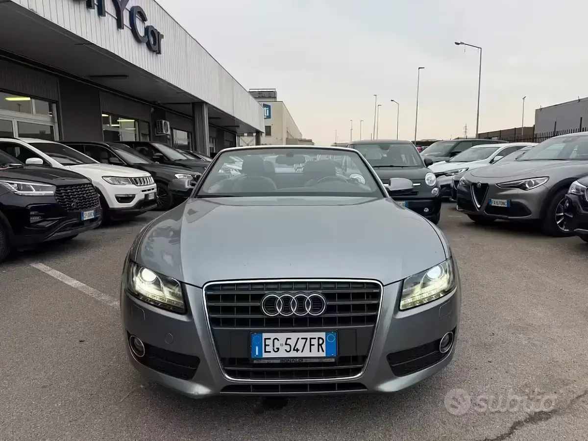 Usata Audi A5 Cabriolet 160 CV (117 kW) 2011 Grigio Cabrio
