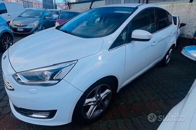 Usata Ford C-MAX Titanium X 120 CV (88 kW) 2017 Bianco Monovolume
