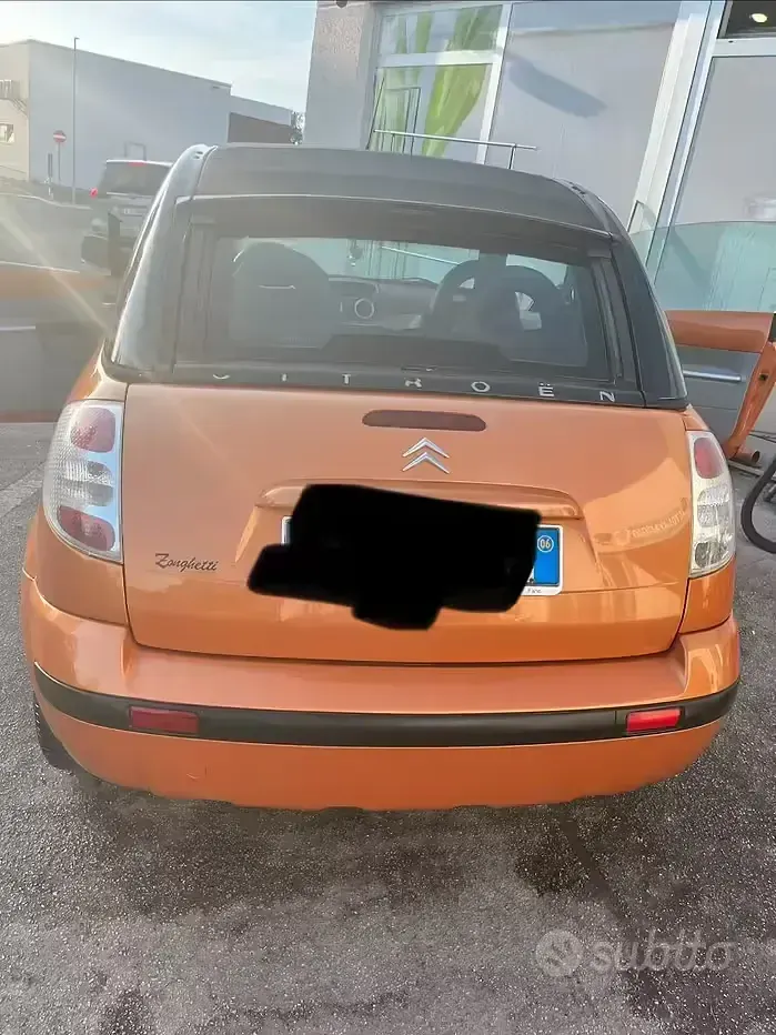 Usata Citroën C3 Pluriel 88 CV (64 kW) 2006 Arancione Cabrio