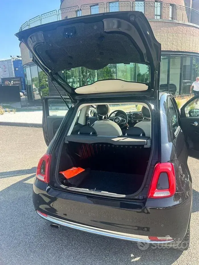 Usata Fiat 500 69 CV (50 kW) 2018 Nero Berlina