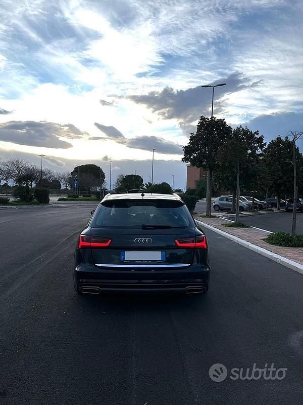 Usata Audi A6 S-Line 190 CV (139 kW) 2016 Blu Station wagon
